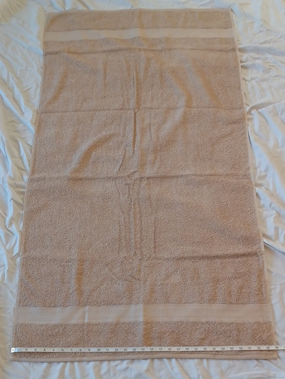 NWT 2 PIECE SET The Big One Bath Towel 100% Cotton Terrycloth Tan 55